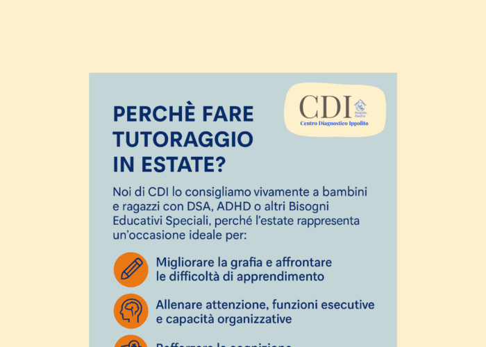 Perché fare tutoraggio in estate?